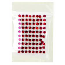 STRASS THERM ROUGE 4MM 80 pièces