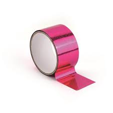 Queen tape super adhésif imperméable effet holo rose 48mmx5m