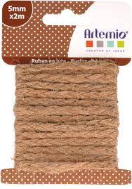 Ruban jute tressé 5mmX2m