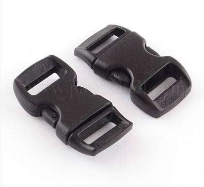 Clip noir 29x15x6mm, trou 10mm