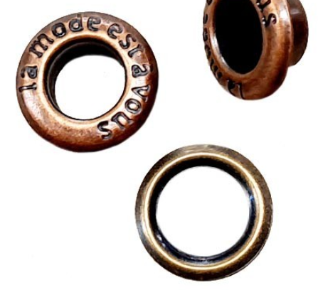 [O8] Oeillet métal 8mm gris