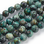 Pierre Turquoise Africaine ronde 8mm trou 1mm