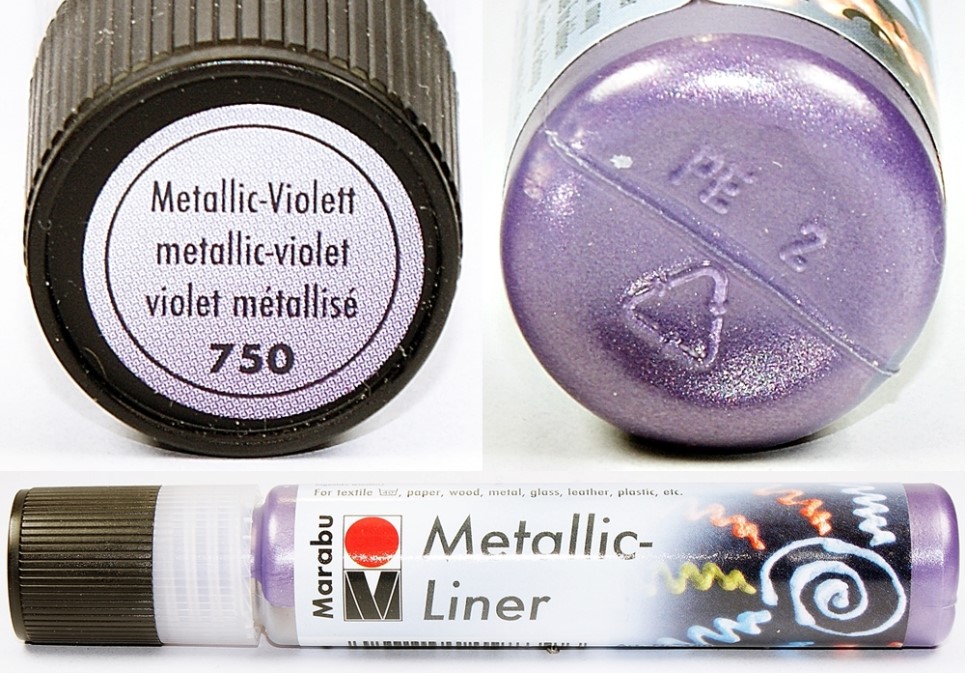 Metallic liner 750 violet 25ml