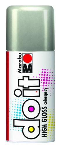 Marabu Colorspray Do It, High Gloss, ARGENT TRÈS BRILLANT 482, 150ml