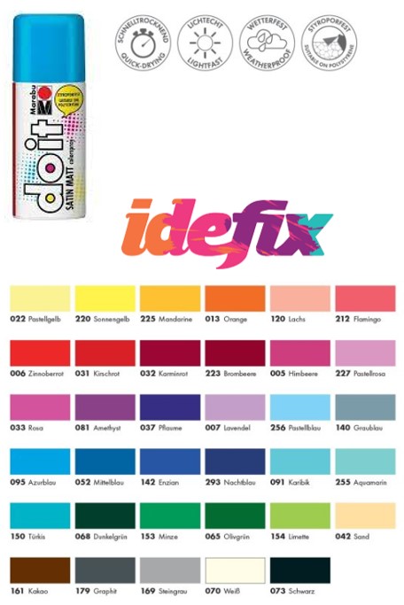 Marabu Colorspray Do It, Satin Matt, BLEU AZUR 095, 150ml