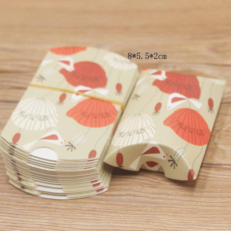 Coffrets cadeaux en papier carton fleurs 8x5.5x2cm