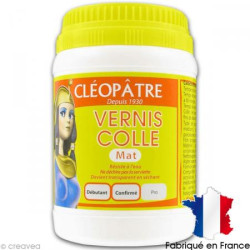 Vernis colle mat Cléopatre 250gr