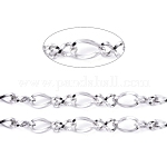 Chaîne en INOX argent 10x6x1mm, au mètre