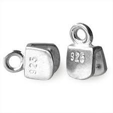 Pince à rubans, argent 925, 4mm, anneau 2mm
