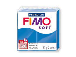 Fimo soft 37 bleu pacific 57gr