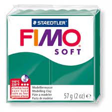 Fimo soft 56 émeraude 57gr