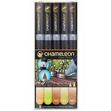 Chameleon 5 pen earth tones set