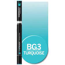 Marqueur Chameleon pen turquoise BG3