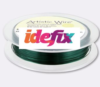 Fil de cuivre Artistic Wire  0.32mm, bobine 36,58 mètres, vert irlandais