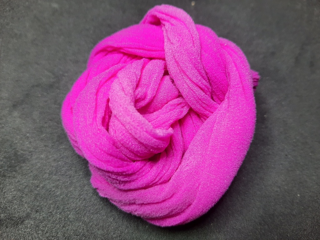 Bas en nylon une couleur pour la réalisation de fleurs artificielles fuchsia D9, environ 70cm