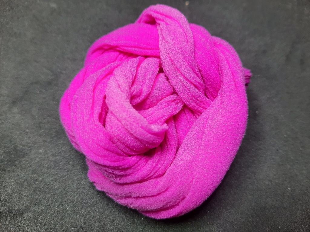 Bas en nylon une couleur pour la réalisation de fleurs artificielles fuschia D9, environ 70cm