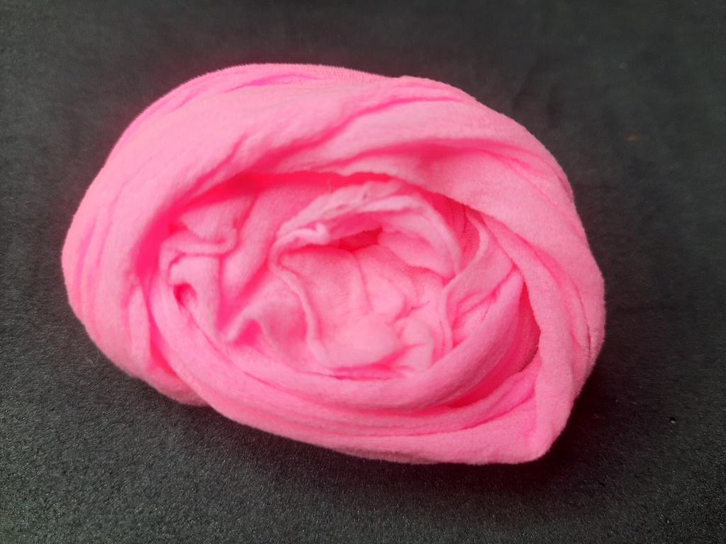 Bas en nylon une couleur pour la réalisation de fleurs artificielles rose, environ 70cm