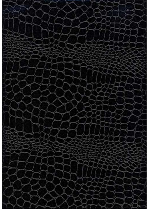 Feuille de papier skivertex, croco, 100x69cm COULEUR NOIR