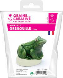 Moule en latex, forme de grenouille