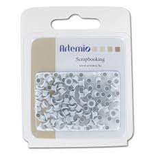 Scrapbooking Oeillets blancs, 5mm, 100 pièces