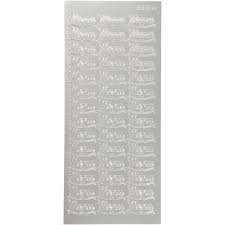 [4006166419737] Stickers/autocollants menu, argenté