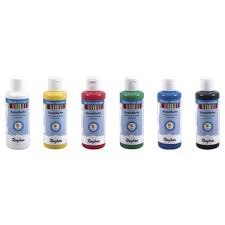 Kit peinture bricolage pour enfants x 6 couleurs de 80ml