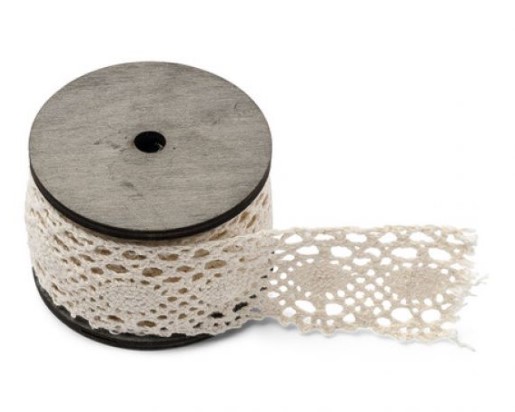 [6208] Découpe de Dentelle "coton", le mètre