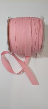 Découpe de ruban biais, en polyester et coton, rose 06, 20mm x 1mm / le mètre