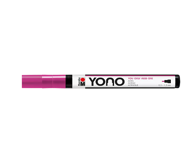 Marqueur Marabu YONO magenta 014, 0,5-1,5mm