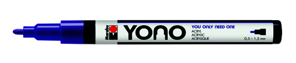 [12400101251] Marabu Marqueur Acrylique Yono, VIOLET 251, 0,5-1,5mm