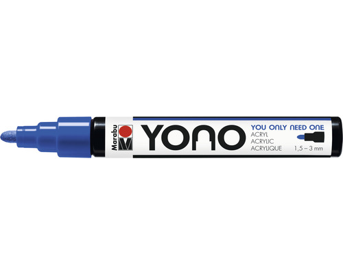 Marqueur Marabu YONO bleu foncé 053, 1,5-3mm