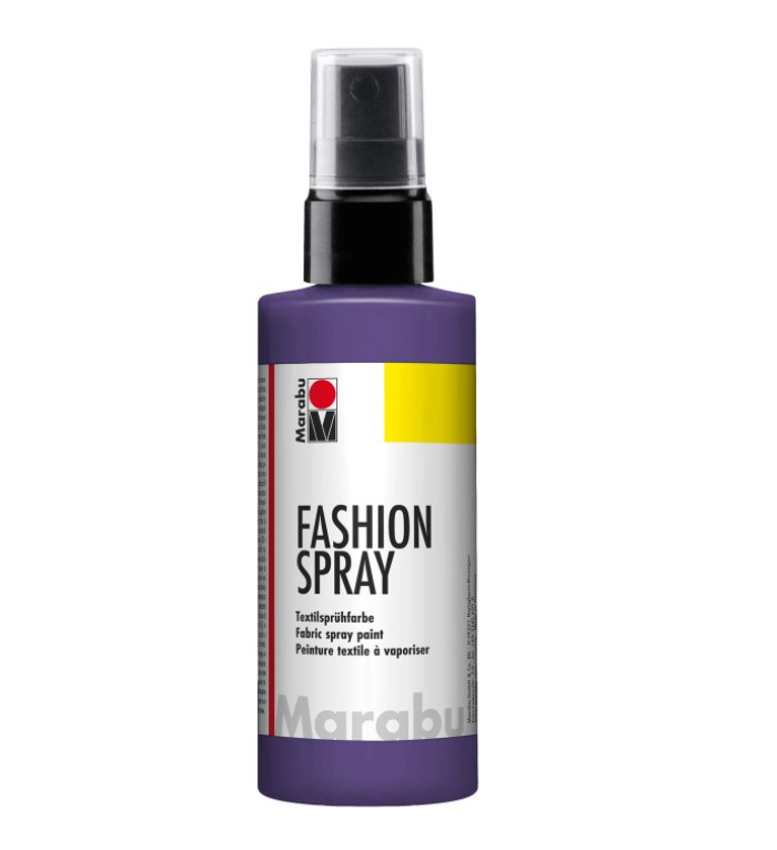 Marabu fashion spray textile, à vaporiser, prune 037,100ml