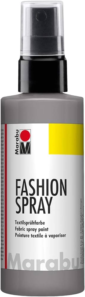  Marabu fashion spray textile, à vaporiser, gris 078, 100ml