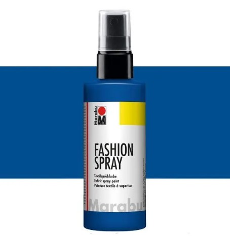 Marabu fashion spray textile, à vaporiser, bleu marine 258, 100ml