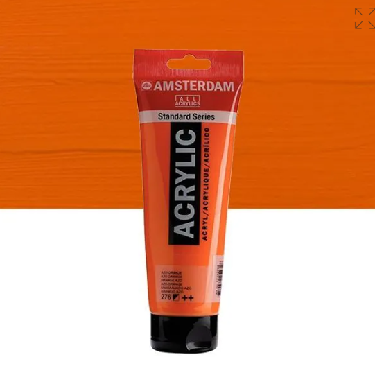 Acrylique AMSTERDAM, orange azo, 250 ml