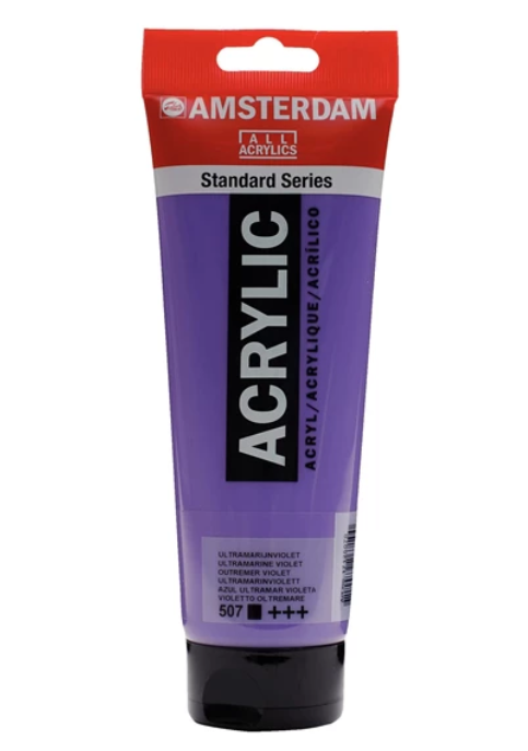 Acrylique AMSTERDAM, violet outremer, 250 ml