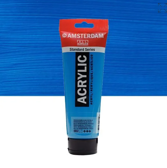 Acrylique AMSTERDAM, bleu manganèse phtalo, 250 ml