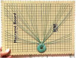 Macramé board, planche de tissage, 40x30cm