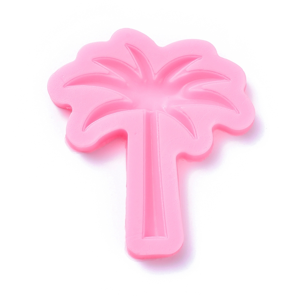 Moule en silicone, rose, palmier, 100x90x10mm