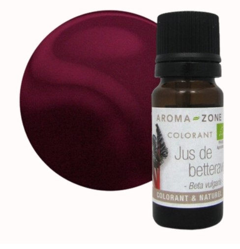 Colorant végétal naturel et bio, jus de betterave, 10ml