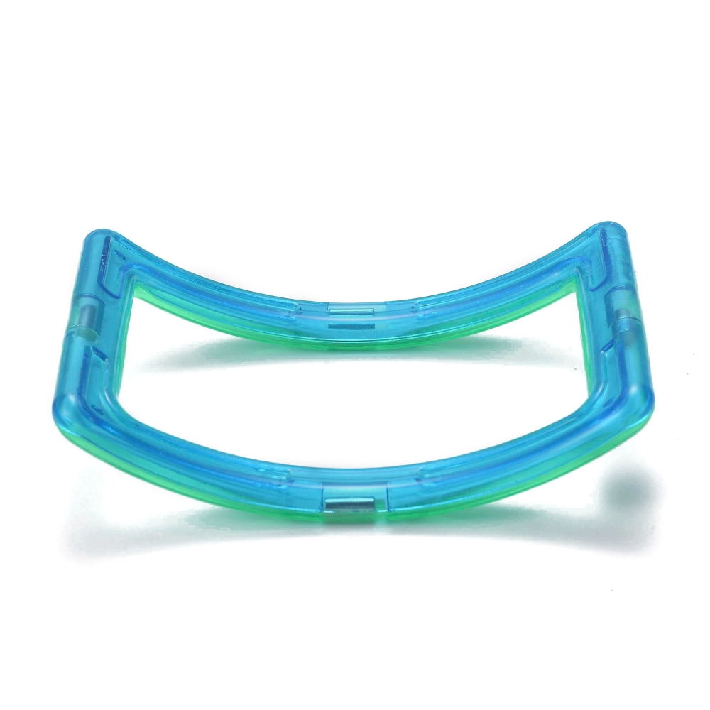 Blocs de construction magnétiques Montessori, coloris assortis, arcs 93x65mm