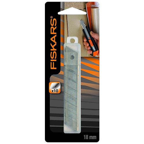 Lames cutter Fiskars 18mm x 10 pièces