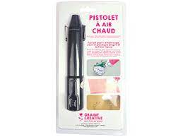 [784925] Pistolet à air chaud pour embossing, plastique fou, fimo... , 130W