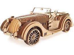 Maquette en bois "Roadsters VM-01", éch. 1:10, 437 pièces, 305x130x100mm