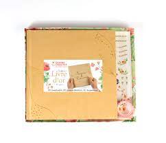 Coffret livre d'or &quot;mariage&quot;, avec cartes, enveloppes, stickers... 200x200mm