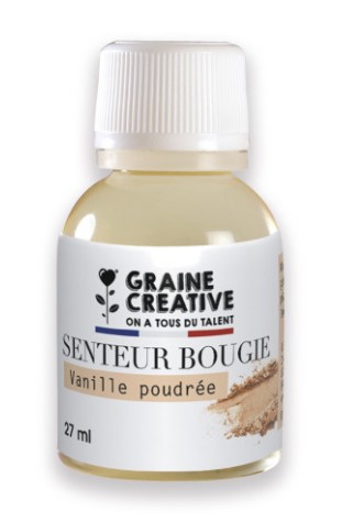 Senteur pour bougie &quot;vanille poudrée&quot;, 27ml