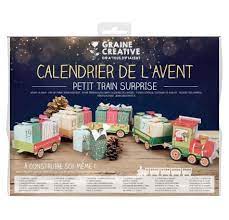 [518245] Calendrier de l'avent "petit train surprise" à construire, 24 boîtes