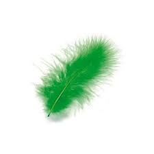 [460122] Sachet de plumes colorées, environ 15cm de haut (Blanc)