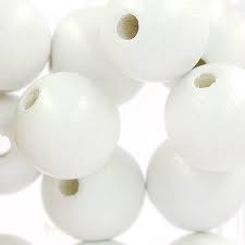 Sachet Perles en bois, plusieurs coloris, diam 15mm, trou 3mm, ~14 perles