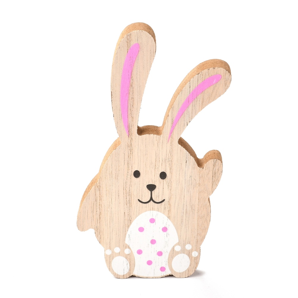 [P087] Lapin en bois, déjà peint, à personnaliser